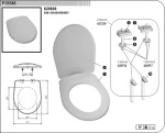 WC prkénko Multi thermoplast bílá 620836 T3556