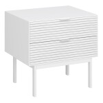 Designový noční stolek z masivu Soma bílá