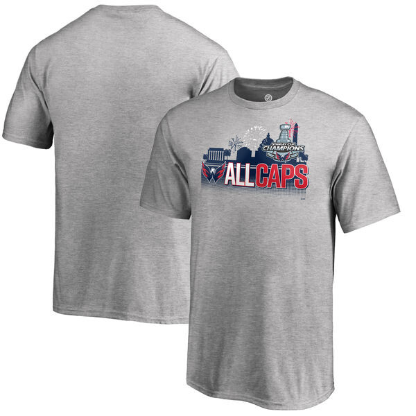 Fanatics Dětské tričko Washington Capitals NHL 2018 Stanley Cup Champions Change on the Fly Celebration Velikost: Dětské L (13 - 14 let)
