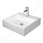 DURAVIT - Vero Air Umyvadlo nábytkové 500x470 mm, bez přepadu, otvor pro baterii, WonderGliss, bílá 23505000711