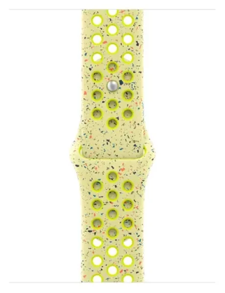 Apple Watch Nike Sport Band Volt Splash žlutá M/L / Řemínek pro Apple Watch / 38–41 mm / 150–200 mm (MG9W4ZM/A)