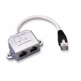 PremiumCord Modulární RJ45 distributor 1 port ISDN + 1 port RJ45 10/100Base T