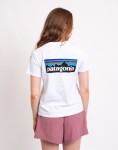 Tričko Patagonia W's P-6 Logo Responsibili-Tee® Fiber White
