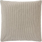 Ib Laursen Povlak na sedák Lina natural black stripes 45 x 45 cm, černá barva