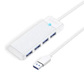 Orico PAPW4A-U3 bílá / USB hub / 4x USB-A 3.0 / kabel 1 m