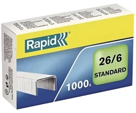 RAPID Spony 26/6 / Pro KW 5990 a KW 5690 / 1000 ks / Do 20 listů 80 g (24861300)