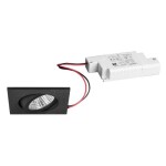 Paulmann 92907 Whirl LED vestavné svítidlo, LED, pevně vestavěné LED, 4.9 W, hliník (kartáčovaný), saténová, sada 3 ks