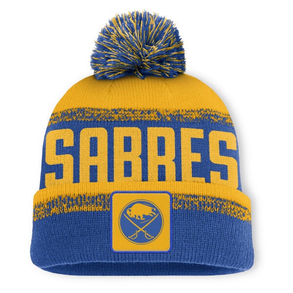 Fanatics Pánská zimní čepice Buffalo Sabres NHL Thrive Cuffed Pom Beanie