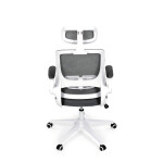 Kancelářská židle, houpací mechanismus, šedá síťovina, KA-Q843 GREY
