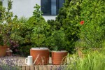 Samozavlažovací velkoobjemová nádoba Berberis 46 - antracit/zelená