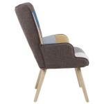 Relaxační křeslo, vícebarevná, látka, AK-304 PW2