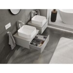 MEXEN/S - Orio koupelnová skříňka pod umyvadlo 50, 1 šuplík, šedá ma 91A10-05023-1-BF62