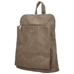 Trendy dámský koženkový kabelko-batoh Coveri Gitta, taupe