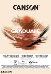 Canson Graduate Mix-Med skicák lep. A5 30l 220g NATUR