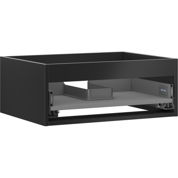 MEXEN - Box-A skříňka pro umyvadlo 60, 1 šuplík, černá mat 91AX0-0600-235-1-71