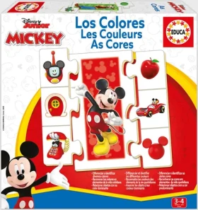EDUCA Puzzle Mickey a přátelé: Učíme se barvy
