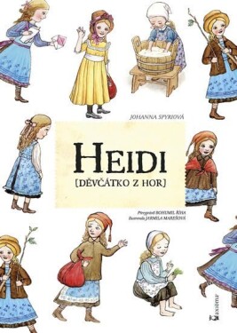 Heidi děvčátko hor, vydání Johanna Spyriová