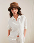Armedangels Linen Blend Shirt Blouse 1609 oatmilk S