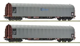 Roco 6600159 2 ks čtyřnápravových vozů Rils-y ČD Cargo