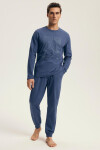 Pyžamo Henderson 43464 Místní délka/r M-3XL krém 3xl