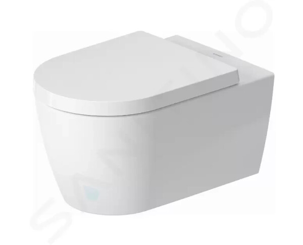 DURAVIT - ME by Starck Závěsné WC se sedátkem SoftClose, Rimless, HygieneGlaze, bílá 45790920A1