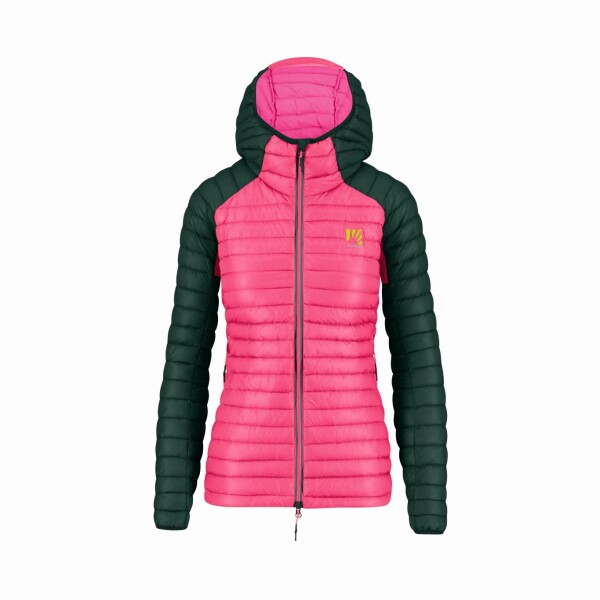 KARPOS W Alagna Down W Jacket, Fandango Pink/Jungle Green velikost: L