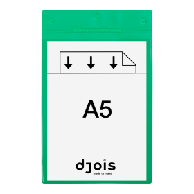 Djois magnetická identifikační kapsa, A5, zelená, 10 ks