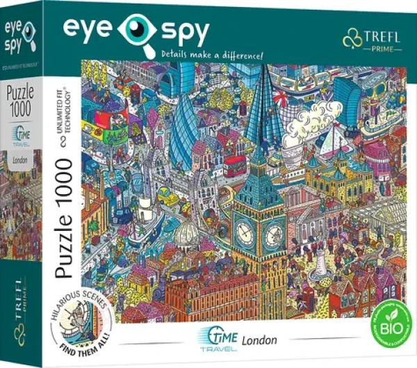 Trefl - Puzzle - UFT Eye-Spy Time Travel: Londýn