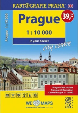 Prague - 1:10 000 in your pocket city centre, 4. vydání