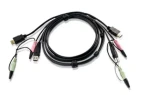 ATEN KVM Kabel USB HDMI s Audio / 1.8m (2L-7D02UH)