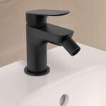 IDEAL STANDARD - Ceralife O Bidetová baterie s výpustí Click-Clack, BlueStart, hedvábná černá BE021XG