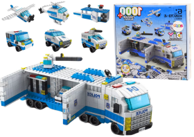 Mamido Stavebnice Policejní nákladní auto 6v1 1000 dílků