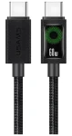 USAMS U92 černá / Nabíjecí a datový kabel / USB-C - USB-C / 60W PD / 1,2m (SJ773USB01)