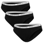 Tommy Hilfiger 3Pack tanga kalhotky UW0UW02828 Black