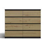 Komoda 120 cm 8S M8 Malwa antracit/artisan