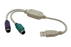 OEM Redukce USB na 2x PS/2 / Redukce / pro klávesnici a myš (12.99.1075)