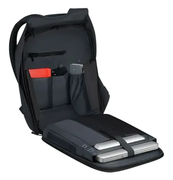 Samsonite SECURIPAK 2.0 14.1" černá / Batoh na notebook / do 14.1" / 13 l / kapsa s ochranou RFID (150940-1041)