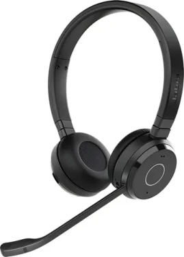 Jabra Evolve 65 TE černá / Sluchátka / mikrofon / Bluetooth 5.2 / USB-A / nabíjecí stanice (6699-833-499)
