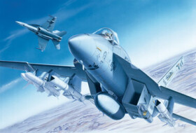 Hornet Model Kit letadlo 0083 F A 18E SUPER CO33 0083 1:72