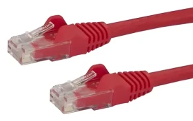 StarTech červená / Patch kabel UTP Cat6 / 2 m / RJ-45 / PoE (N6PATC2MRD)