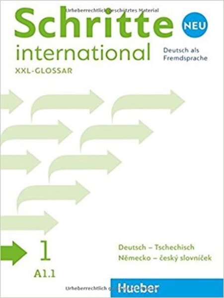 Schritte international Neu 1: Glossar XXL Deutsch-Tschechisch - Gabriela Rykalová