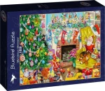 BLUEBIRD Puzzle Veselé Vánoce z 50. let