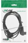InLine 16653X černá / Napájecí kabel / CEE7/16 - C7 (Euro8) / 2 m