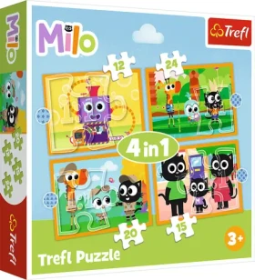 Trefl - Puzzle - Milo 4v1