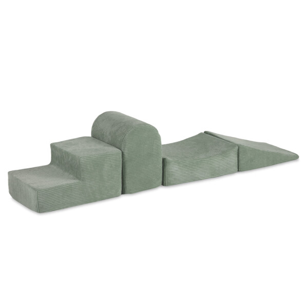 PLUSH NEST PLUSH NEST Molitanová hrací sestava (4 díly) Prémiový manšestr zelená