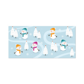 Vánoční obálka na peníze - Sněhuláci - Albi