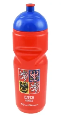 SPORTTEAM Láhev SPORTTEAM ČR červená / 600 ml