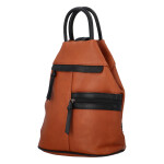 Stylový městský batůžek Elly, hnědý