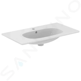 Ideal Standard Umyvadlo nábytkové 83x45 cm, s přepadem, otvor pro baterii, bílá T350901