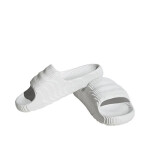 Dámské/pánské žabky adidas Adilette 22 Crystal White s pohodlnou tvarovanou podrážkou, bílé (HQ4672) 42